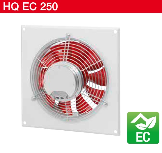 Helios HQW EC 250 A tip. ipari axiálventilátor 1~, EC motorral