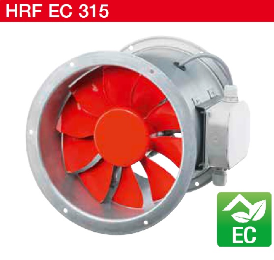 Helios HRFW EC 315 A tip. ipari axiálventilátor EC motorral,1~