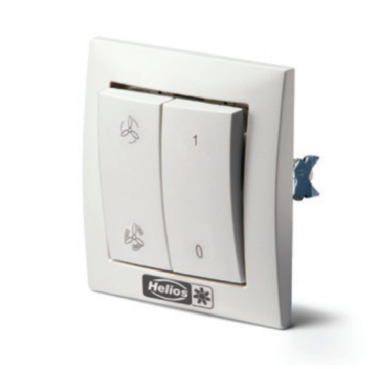 Helios MVB tip. Üzemkapcsoló M1 MiniVent csőventilátorokhoz (0-1-2) standard modellekhez